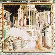 GADDI, Taddeo Presentation of Mary in the Temple dsg oil on canvas